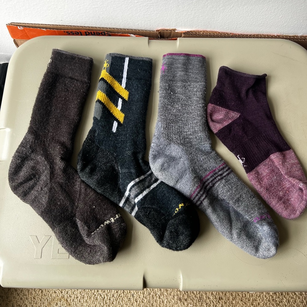 Pack of smartwool socks